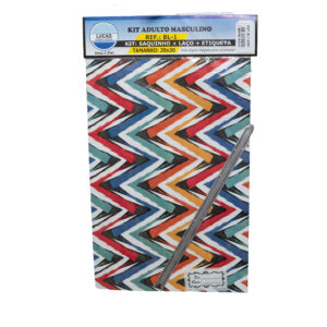 Kit Saquinho Metalizado Adulto Masc. (25 UNI)